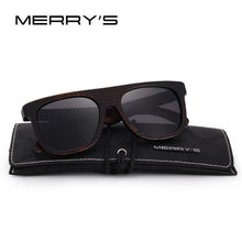 Load image into Gallery viewer, MERRY'S DESIGN Men Wooden Polarized Sunglasses HAND MADE 100% UV Protection S'5085