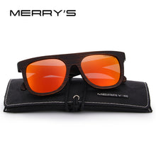 Load image into Gallery viewer, MERRY'S DESIGN Men Wooden Polarized Sunglasses HAND MADE 100% UV Protection S'5085