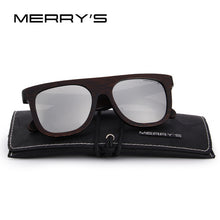 Load image into Gallery viewer, MERRY'S DESIGN Men Wooden Polarized Sunglasses HAND MADE 100% UV Protection S'5085